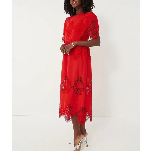 TUCKERNUCK Red Catalina Dress LARGE - Picture 3 of 12